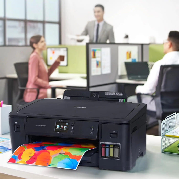 Brother HL-T4000DW A3 Inktank Refill Colour Printer with Wi-Fi and Auto Duplex Printing, Black - TeckPot