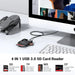 UGREEN USB 3.0 Card Reader 4-in-1 5Gbps SD TF Micro SD CF MS Memory Card Writer 1.5ft Cable (30333) Ugreen