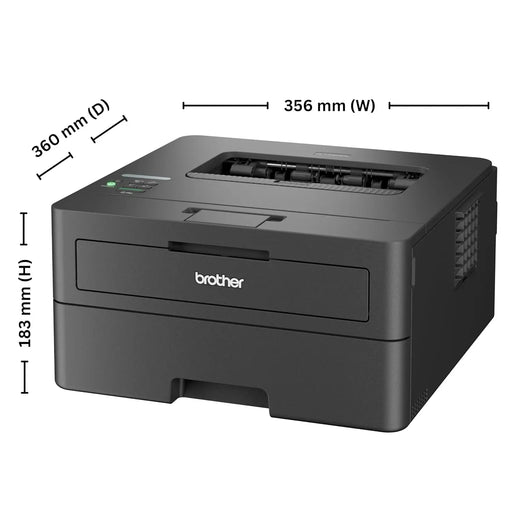 Brother HL-L2460DN (New Launch) Auto Duplex Laser Printer, 34 PPM Print Speed, LCD Display, 128 MB Memory, LAN, USB, 250 Sheet Paper Tray, 3000 Pages Inbox Toner - TeckPot