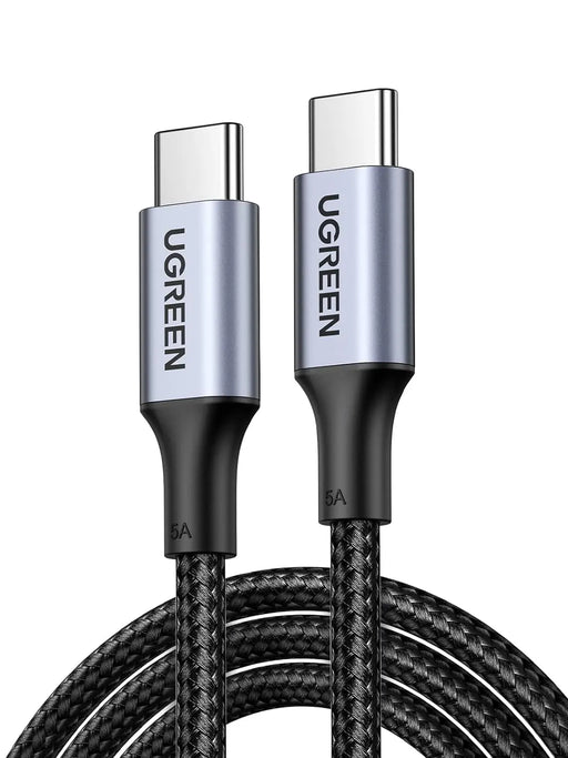 UGREEN 3M 100W USB C 2.0 to USB C Cable, PD Fast Charging Cord, 480Mbps for iPhone 16 Pro Max, MacBook Pro, iPad Pro, Dell XPS, Chromebook, Pixel, Galaxy S24, Switch (90120) - TeckPot
