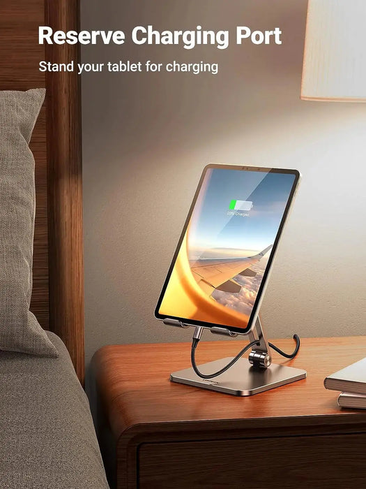UGREEN Height Adjustable Aluminum Portable Mobile Tablet Stand iPad Pro 12.9 9.7 10.5 Air Mini iPhone 12 Switch (40393) Ugreen
