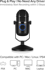 Thronmax Mdrill Dome 48khz Usb Microphone (M3) - TeckPot