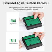 UGREEN Network Cable Tester LAN RJ45 RJ11 BNC Coaxial Ethernet Phone Cable Tester Remote Unit LED Indicators 10950 Ugreen