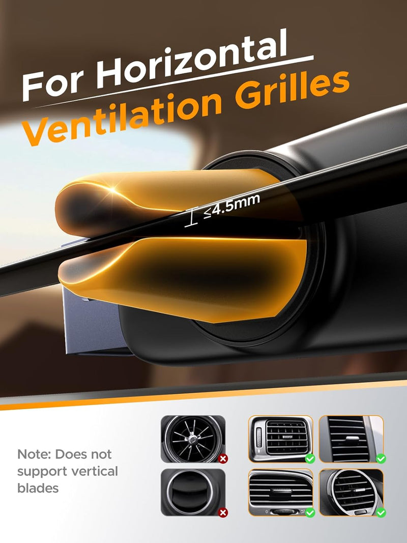 UGREEN LP120 10422 spring air vent phone holder for horizontal ventilation grilles