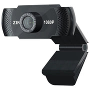 Zinq Full HD 1080P 2.1 Megapixel 30 FPS USB Webcam With Built-In Mic-Black(Open Box/Renewed) ZINQ Technologies