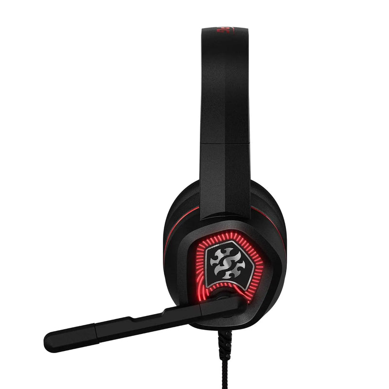 XPG EMIX H20 Wired Virtual 7.1 Surround Sound 50mm Drivers RGB Gaming Headset with Adjustable Microphone XPG