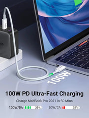 UGREEN USB 4.0 Cable 0.8M 100W USB C to USB C 40Gbps Data Transfer 8K Video PD Fast Charging MacBook iPad Dell XPS (40113) Ugreen