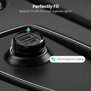UGREEN 24W Dual USB Car Charger 4.8A Fast Charging Adapter iPhone 14/13/12/11 Galaxy S22/S21/S10 iPad Pro Air Mini (50875) Ugreen