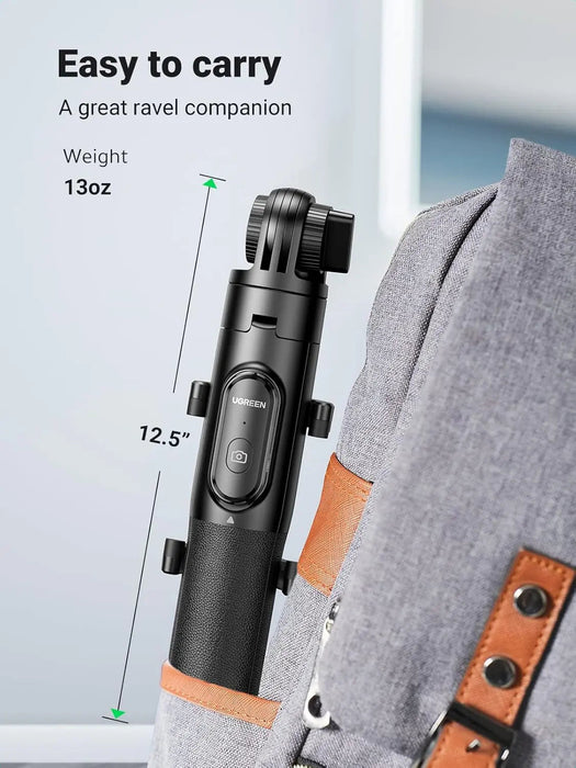 UGREEN Bluetooth Selfie Stick 3-in-1 Tripod Extendable Monopod Wireless Remote Control iPhone 14 13 12 Phone Camera 15062