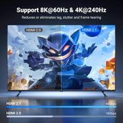 UGREEN HD140 HDMI 2.1 cable, 8K60 4K120, supports 8K60 and 4K240