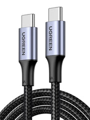 UGREEN USB C to USB C Cable 2M 100W Power Delivery Fast Charging USB 2.0 Type-C MacBook iPad Samsung Galaxy Pixel (70429) Ugreen