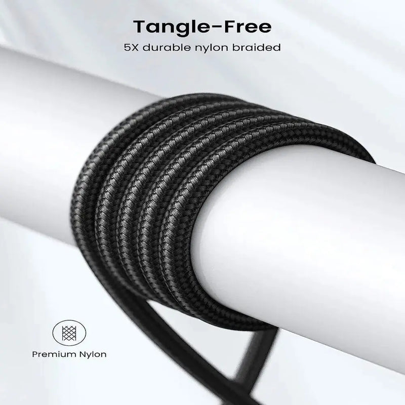 UGREEN USB-A to USB-C Cable 3M Braided Samsung Galaxy S9 S8 S10 Note 9 Nintendo Switch GoPro Hero LG G8 Pack 2 (50878P) Ugreen