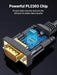 UGREEN USB to RS232 DB9 Serial Converter Cable FTDI Chipset Gold Plated Windows Mac OS X Compatible 3ft 1m 10ft (20223) Ugreen