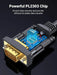 UGREEN USB to RS232 Adapter Cable 2M PL2303 Chipset DB9 Male Serial Converter PC Laptop Router CNC GPS (20222) Ugreen