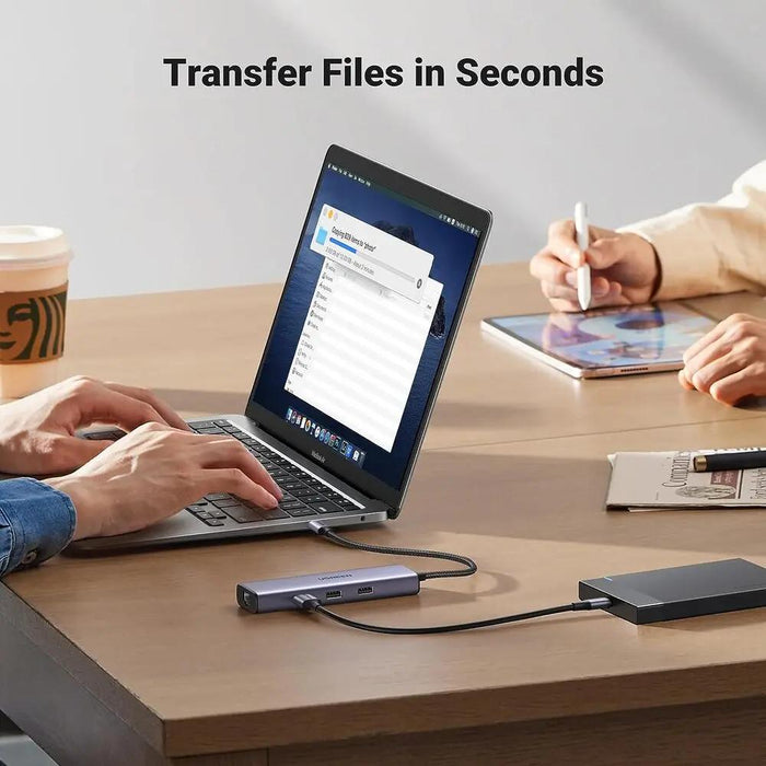 UGREEN 6-in-1 USB-C Multiport Docking Station 1000Mbps Ethernet 4K HDMI 100W PD 3x USB-A 3.0 MacBook iPad Pro Surface Laptop 15598 Ugreen