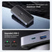 UGREEN USB 3.0 Switch 2 Computer Sharing USB C A Device 4 Port Switcher Keyboard Mouse Printer 2 USB3.0 Cable Remote (15705) Ugreen