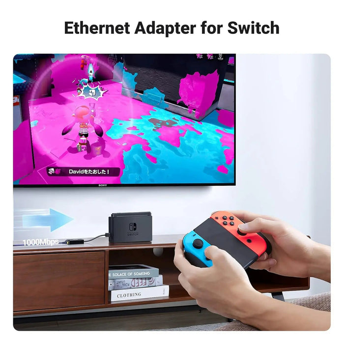 UGREEN USB 3.0 Ethernet Adapter Gigabit 1000Mbps 10/100/1000 Network Nintendo Switch MacBook Surface Pro Laptop PC Wired LAN 20256