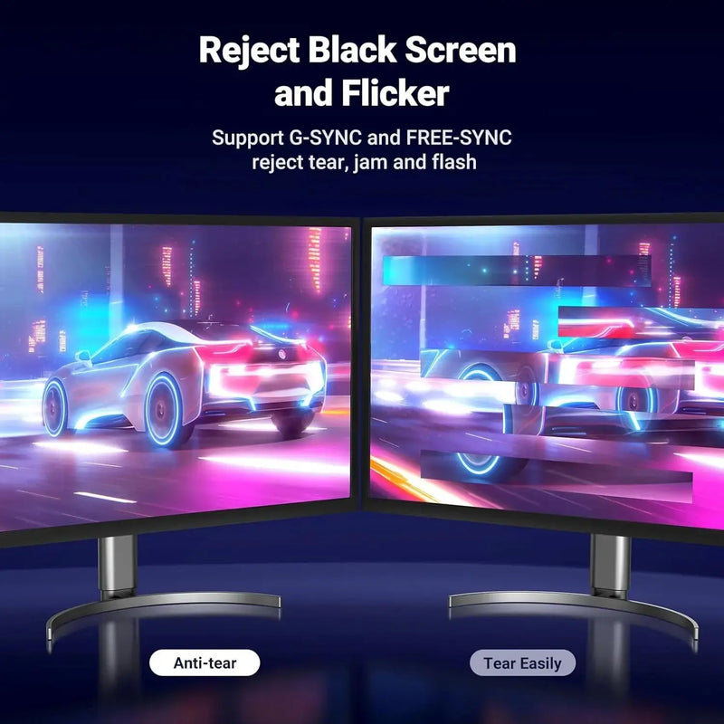 UGREEN 3M DisplayPort 1.4 Cable Nylon Braided 8K@60Hz 4K@144Hz 1080P@240Hz 32.4Gbps HDR Gaming Monitor Laptop PC TV 80393 Ugreen