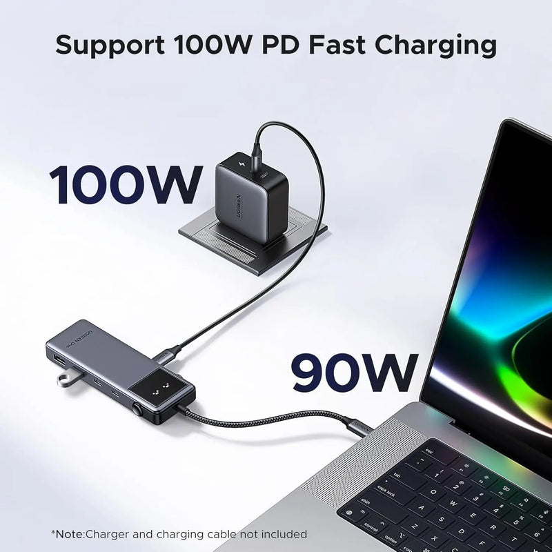 UGREEN Uno 6-in-1 hub 100W PD fast charging pass-through