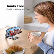 UGREEN Height Adjustable Tabletop Cell Phone Stand Holder Aluminum Case Desk Phone Mount Mobile Device Support (80708) Ugreen