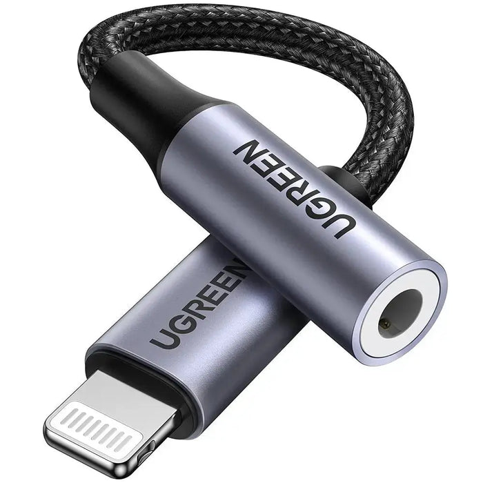 UGREEN Lightning to 3.5mm Headphone Adapter MFi Certified Aluminum Shell iPhone 11 Pro Max X XR XS 7 8 Plus 30756 Ugreen