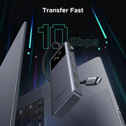 UGREEN Uno 6-in-1 USB-C Hub 10Gbps 2 USB-C 2 USB-A Data Port PD 4K 60Hz HDMI MacBook Pro Air iPad Surface XPS (35998) Ugreen
