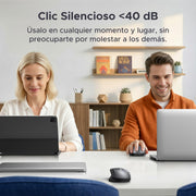 UGREEN 85082 ergonomic dual-mode wireless mouse silent clicks under 40dB