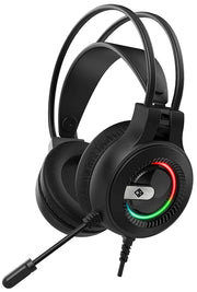 Cosmic Byte Titania RGB Gaming Wired On Ear Headphones With Mic-Black (Open Box) Cosmic Byte