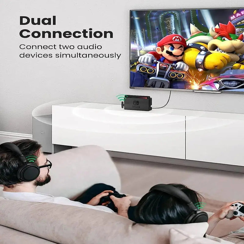 UGREEN Bluetooth 5.0 USB-C Transmitter Wireless Audio Adapter Switch Steam Deck PS5 PS4 aptX Low Latency Dual Link 80894 Ugreen