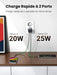 UGREEN 45W Nexode 2-Port USB C Charger GaN II Tech Galaxy S22 Ultra S21 MacBook Air iPhone 14 Pro Max Plus Wall (90573) Ugreen