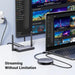 UGREEN Wireless HDMI Transmitter Receiver 4K 30Hz 2.4G 5G Display Adapter Kit Laptop PC TV Projector Screen Mirror 90909A Ugreen