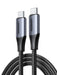 UGREEN USB-C 3.1 Gen 2 Cable 1M 100W PD 10Gbps 4K 60Hz Video Audio Thunderbolt 3 MacBook iPad Samsung Galaxy (80150) Ugreen