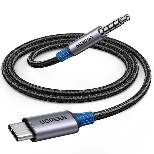 UGREEN USB C to 3.5mm Audio Cable 1M Type-C AUX Headphone Car Stereo Adapter Mic HiFi iPhone 16 15 Galaxy S25 iPad (35056) Ugreen