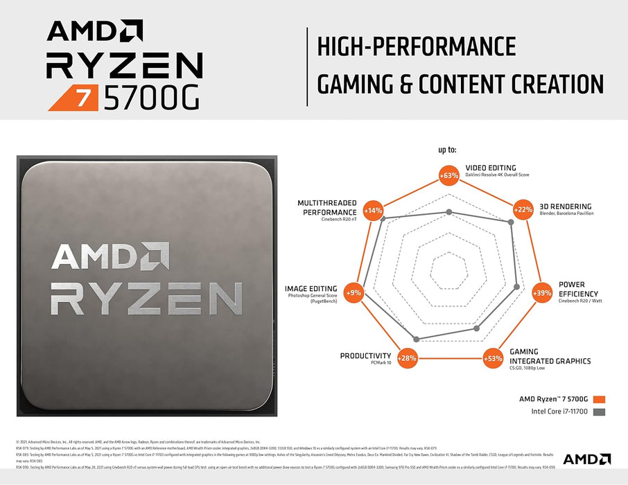 AMD Ryzen 7 5700G Processor