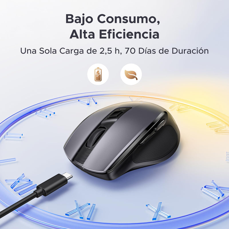 UGREEN 85082 ergonomic dual-mode wireless mouse low power consumption, high efficiency