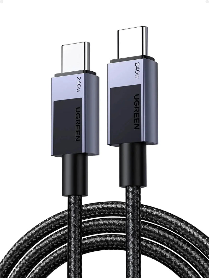 UGREEN USB C Cable 2M 240W Fast Charging Power Delivery 480Mbps iPhone 16 Pro MacBook iPad Dell XPS Galaxy S24 Switch (45068) Ugreen
