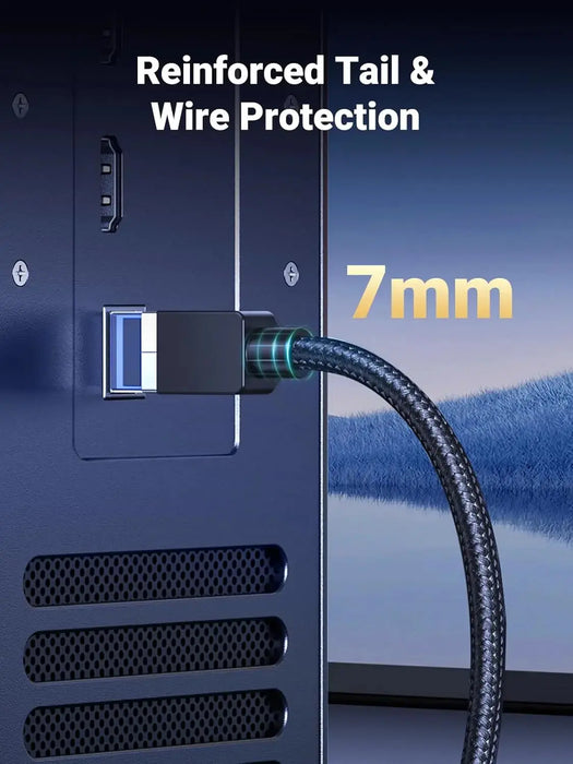 UGREEN Cat 8 Ethernet Cable 20M 65ft High Speed Braided 40Gbps 2000MHz Shielded Gaming PC PS5 PS4 Xbox Modem Router (30800) Ugreen