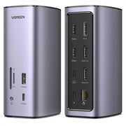 UGREEN 12-in-1 USB-C PD Docking Station HDMI DP 4K 60Hz 8K Triple Display 10Gbps USB-C USB-A 100W Ethernet SD/TF (90325) Ugreen
