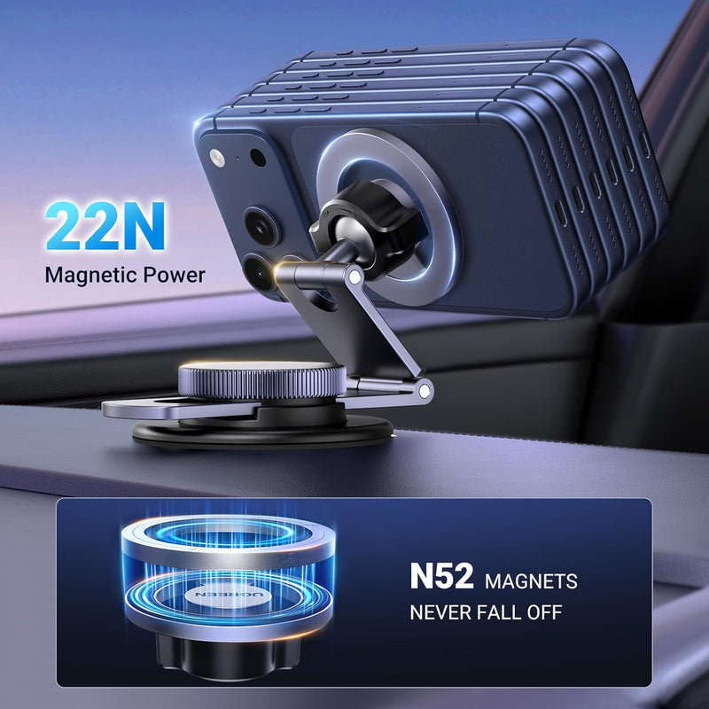 UGREEN 45577 MagSafe car mount with flexible arm 22N N52 magnetic force