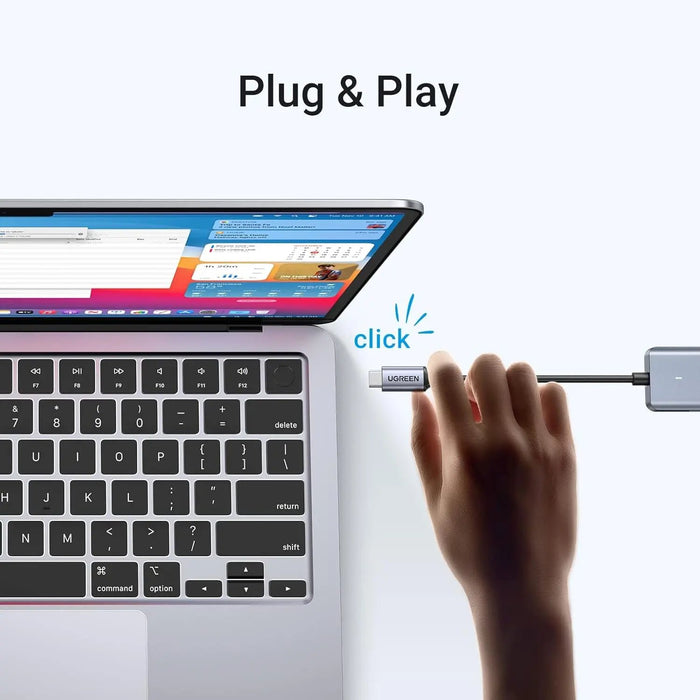 UGREEN 4-Port USB Type C Hub to USB 3.0 Adapter Micro USB Power MacBook Pro iMac Samsung Galaxy Note Dell XPS (70336) Ugreen