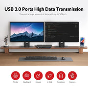 AV Access 8KSW21DP-DM 8K DisplayPort KVM Switch for Two Computers, Supports Dual Monitors & 144hz/165hz/240hz High Refresh Rate Gaming AV Access