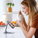 UGREEN Cell Phone Stand Fully Adjustable Foldable Desktop Aluminum Smartphone Stand Compatible with iPhone 15 14 13 12 Pro Max 11 XS Max XR X 8 Plus etc. (15608/ Open Box) - TeckPot