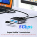 UGREEN USB Switch 2PC USB 3.0 2 in 2 Out Switch 2 USB A to A Cable Keyboard Mouse Printer Hard Drive USB Camera (35313) Ugreen