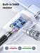 UGREEN 0.25M USB-A 2.0 to USB-C Cable Male to Male Nickel Plated Aluminum Shell Braided Charging Data Sync 60124 Ugreen