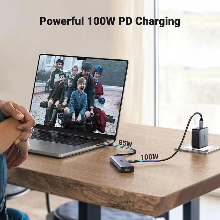 UGREEN 6-in-1 USB-C Multiport Docking Station 1000Mbps Ethernet 4K HDMI 100W PD 3x USB-A 3.0 MacBook iPad Pro Surface Laptop 15598 Ugreen