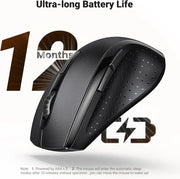 UGREEN 2.4G Wireless Mouse 1600 DPI 6 Button Nano Receiver 3 Adjustable DPI PC Laptop iMac MacBook Microsoft Pro (45012) Ugreen
