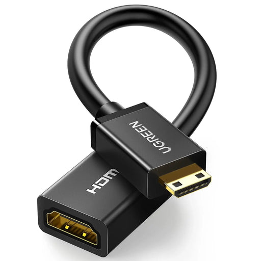 UGREEN Mini HDMI to HDMI Cable Adapter 4K 60Hz Mini HDMI Male to Female Converter Camera Tablet Graphics Card 20137 Ugreen