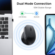 UGREEN MS71P 65042 tri-mode vertical mouse dual-mode connection