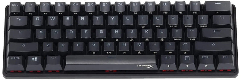 HyperX HKBO1S-RB-US/G Alloy Origins 60 USB-C Mechanical RGB Gaming Wired Keyboard Red Switch (Open Box) HyperX