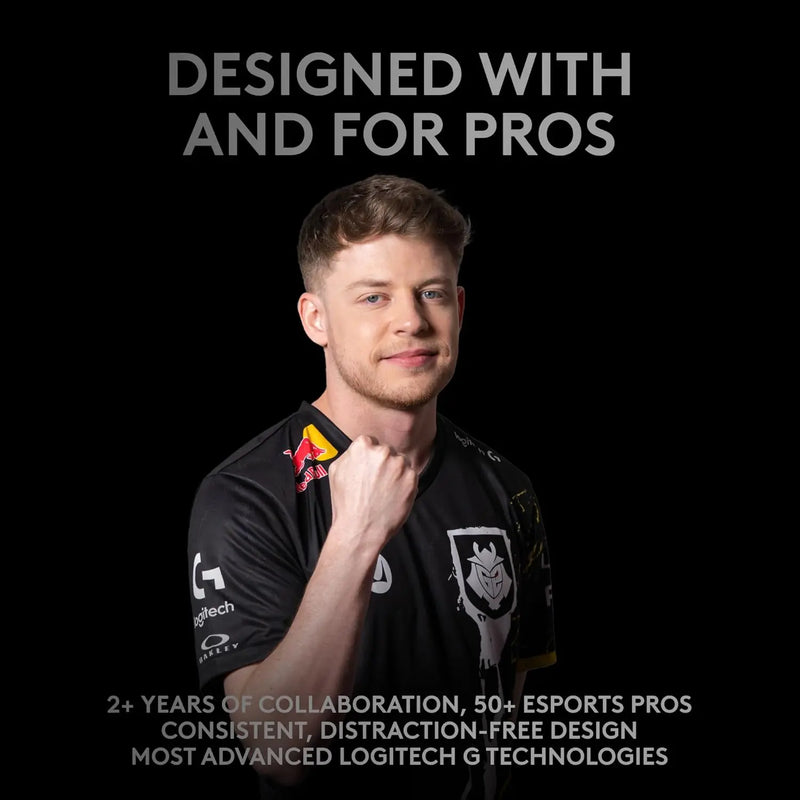 Logitech G PRO Wireless Gaming Mouse Hero 25K Sensor 25600 DPI RGB Powerplay Compatible For Esports PC Mac-Black(Open Box/Renewed) Logitech